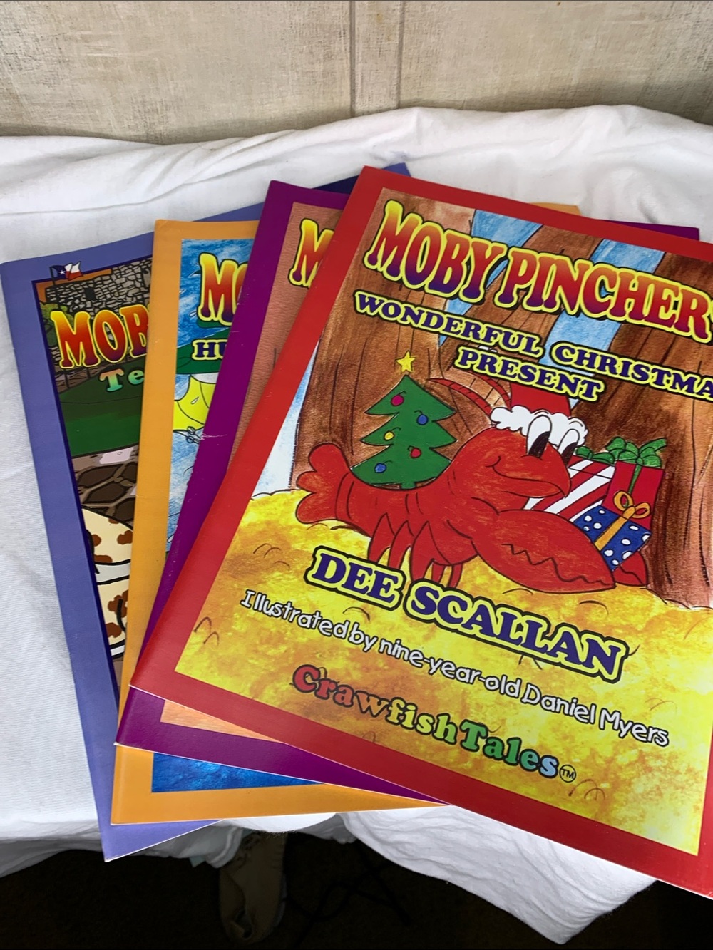 Moby Pincher Children's Book Set - Bright Red & Yellow Covers